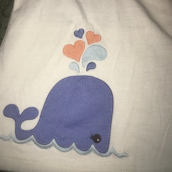 NWt gymboree whale pajamas 3t 4t 3 4 summer ruffle - Picture 3 of 5